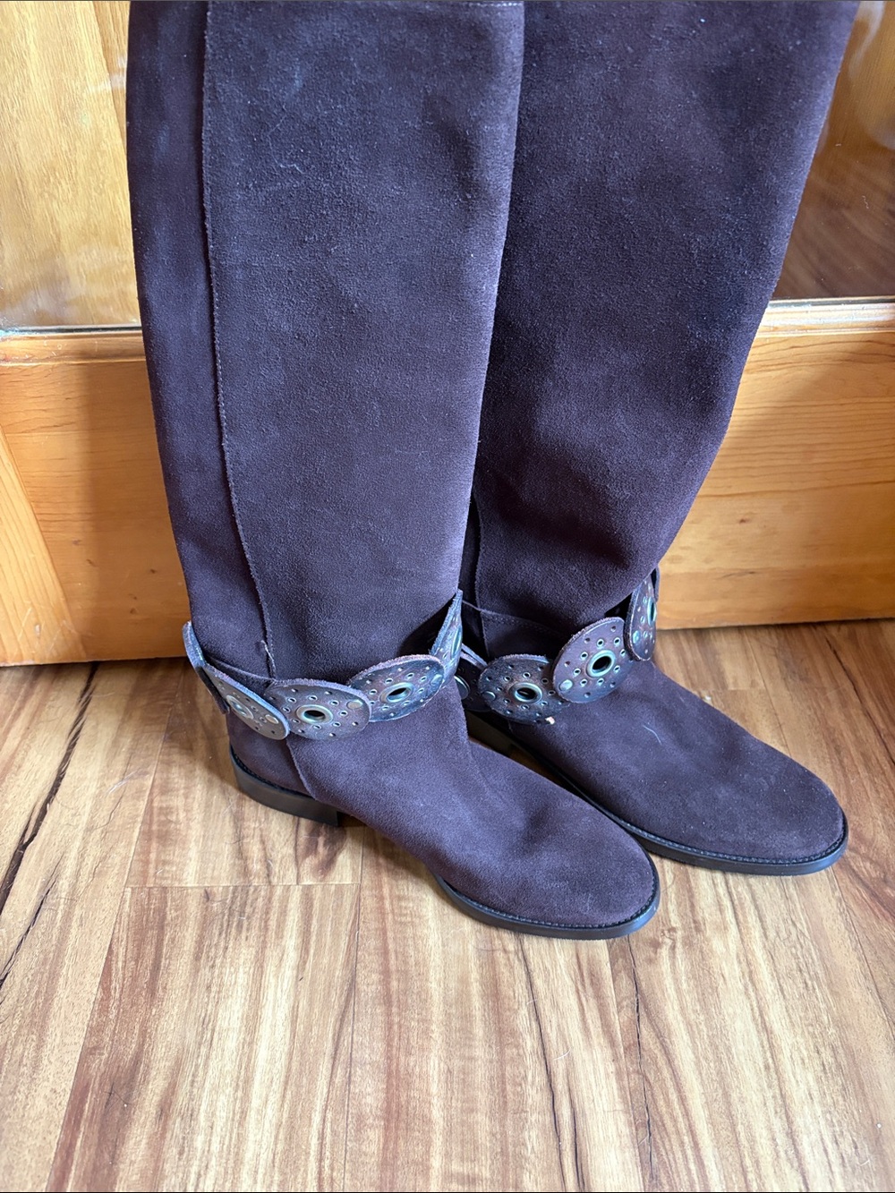 Boot accessory - leather boot neck straps (boots not included)